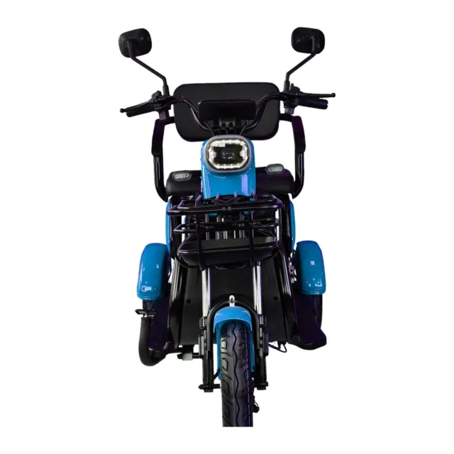 Електрическа триколка триместна Maxmotors X1 1500W, синя 3 Електрическа триколка триместна Maxmotors X1 1500W, синя 2