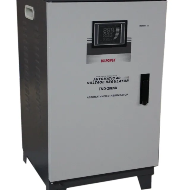 Стабилизатор на напрежение | Автоматичен Стабилизатор на ток 20 kVA BULPOWER с LED дисплей трифазни 1 Стабилизатор на напрежение | Автоматичен Стабилизатор на ток 20 kVA BULPOWER с LED дисплей трифазни