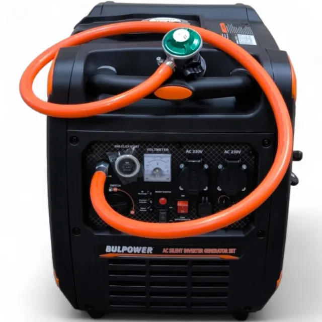 Инверторен генератор на газ Bulpower 5.8 kW модел 7500iE, монофазен 2 Инверторен генератор на газ Bulpower 5.8 kW модел 7500iE, монофазен 1