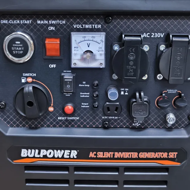 Инверторен генератор за ток Bulpower 4.0 kW 5500iE, монофазен 3 Инверторен генератор за ток Bulpower 4.0 kW 5500iE, монофазен 2