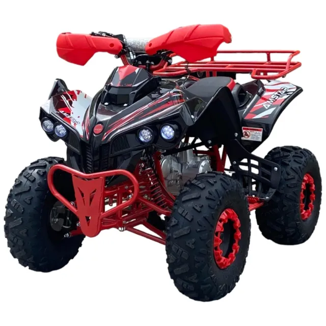 АТВ 125 кубика Бензиново AMSTAR MaxMotors SPORT червен 2 АТВ 125 кубика Бензиново AMSTAR MaxMotors SPORT червен 1
