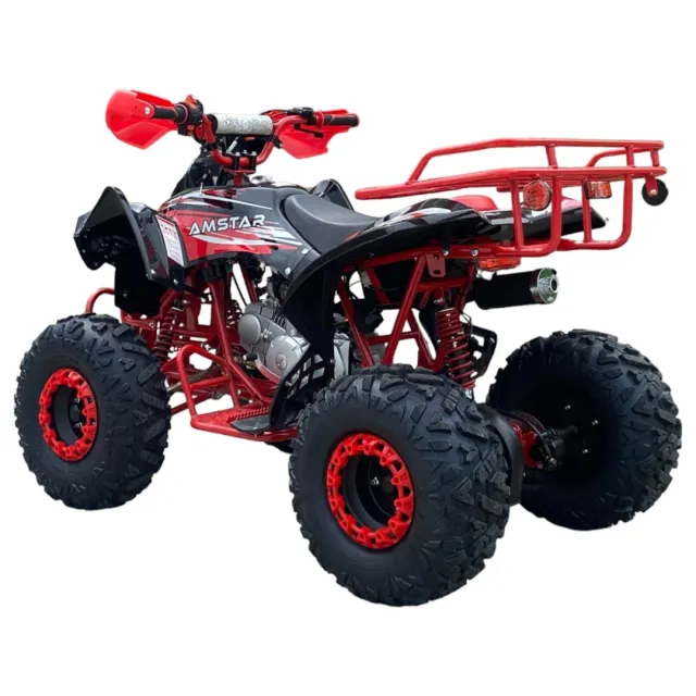АТВ 125 кубика Бензиново AMSTAR MaxMotors SPORT червен 4 АТВ 125 кубика Бензиново AMSTAR MaxMotors SPORT червен 3