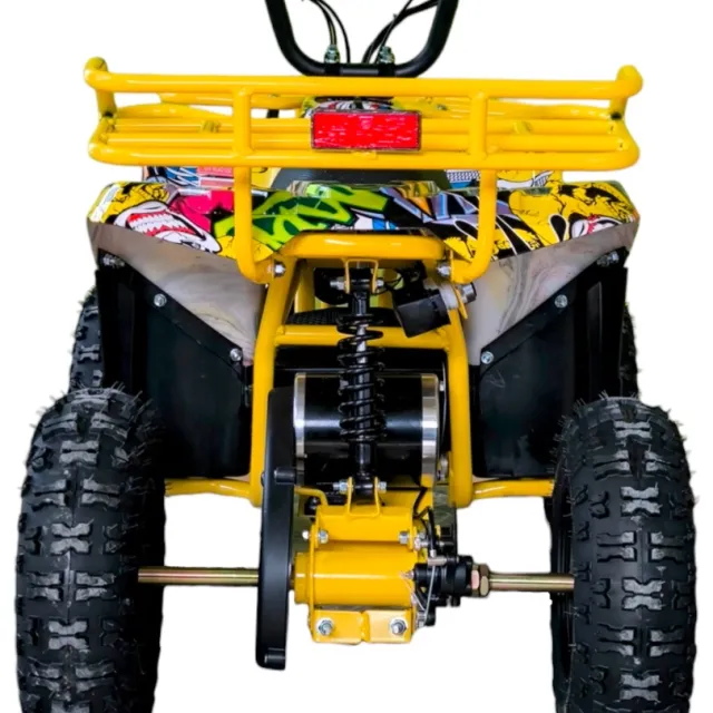 Детско електрическо АТВ MAXMOTORS TOURIST 1200W жълто 3 Детско електрическо АТВ MAXMOTORS TOURIST 1200W жълто 2