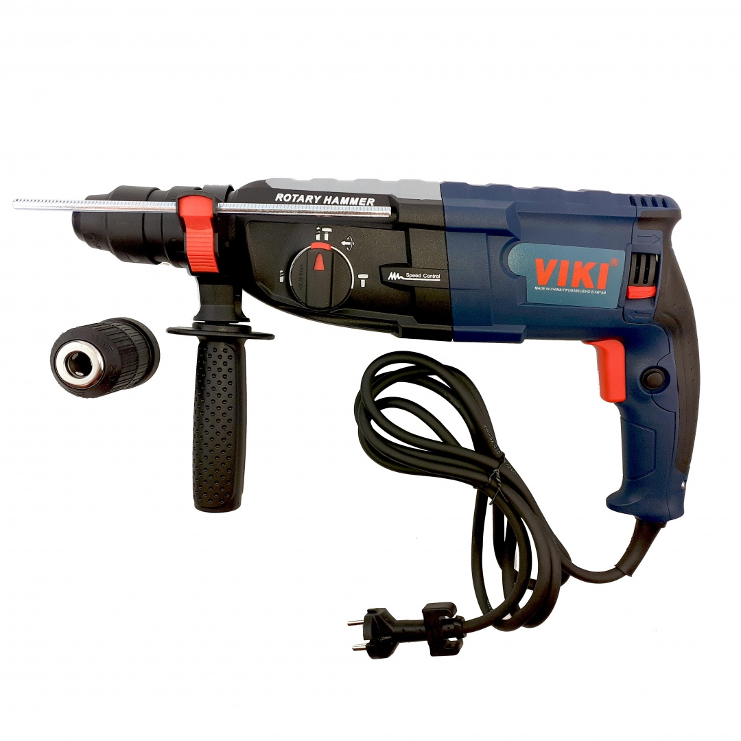 Перфоратор VIKI , 900W, 2.4 J, 1100 об/мин SDS-Plus 3 функции 1 Перфоратор VIKI , 900W, 2.4 J, 1100 об/мин SDS-Plus 3 функции