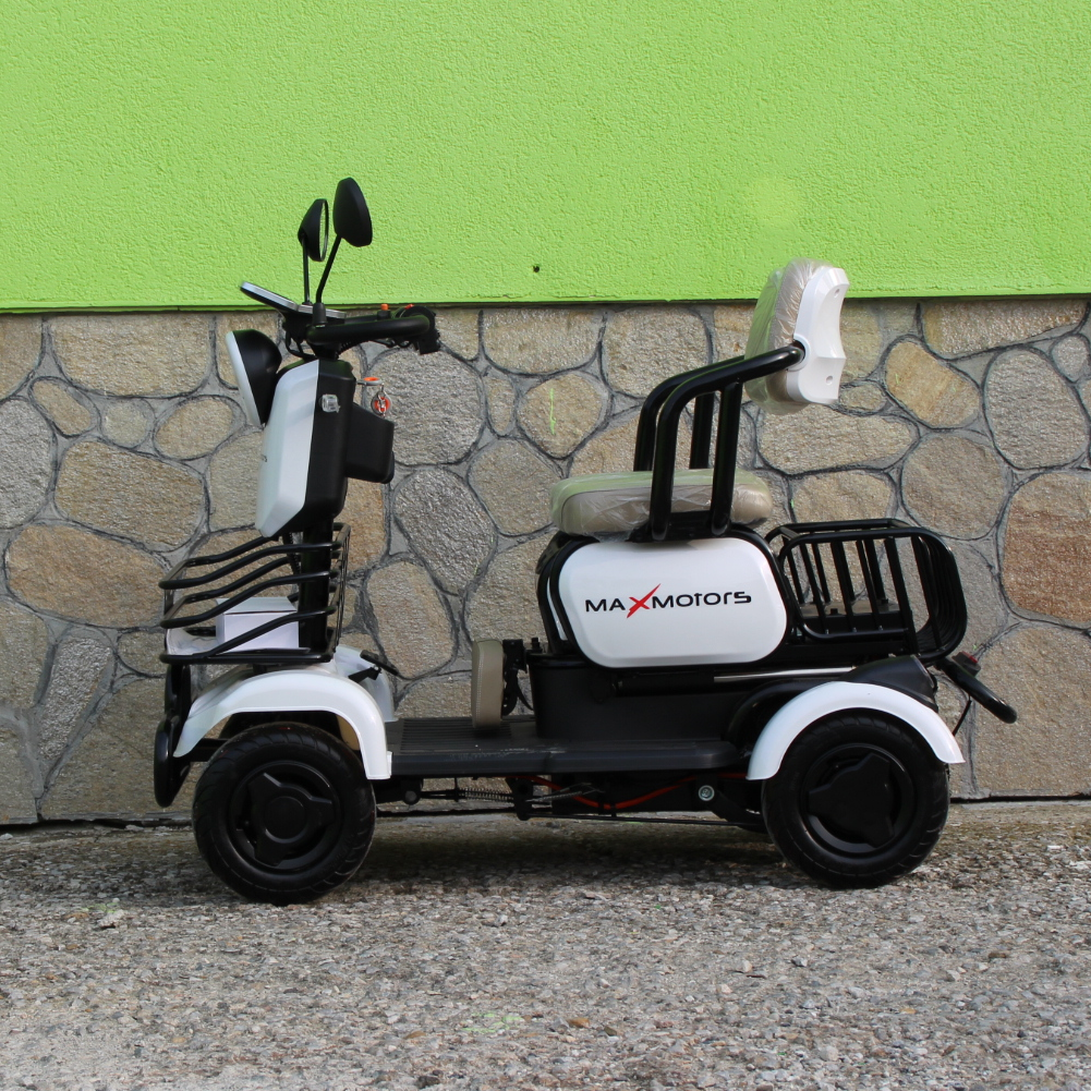 Електрическа четириколка MaxMotors A9 - WHITE, 1500W, триместна 2 Електрическа четириколка MaxMotors A9 - WHITE, 1500W, триместна - Image 2