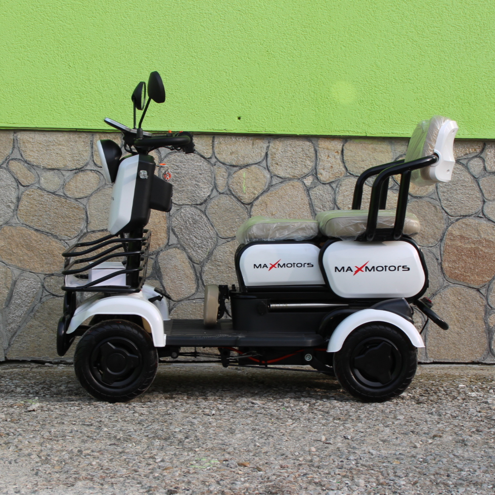 Електрическа четириколка MaxMotors A9 - WHITE, 1500W, триместна 3 Електрическа четириколка MaxMotors A9 - WHITE, 1500W, триместна - Image 3