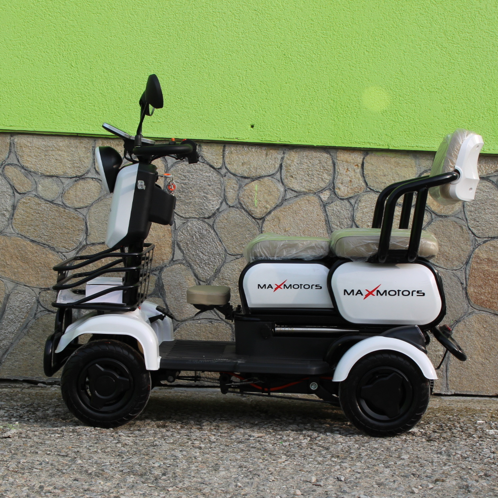 Електрическа четириколка MaxMotors A9 - WHITE, 1500W, триместна 4 Електрическа четириколка MaxMotors A9 - WHITE, 1500W, триместна - Image 4