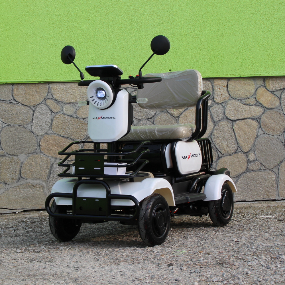Електрическа четириколка MaxMotors A9 - WHITE, 1500W, триместна 1 Електрическа четириколка | триместна, WHITE - toolmasters