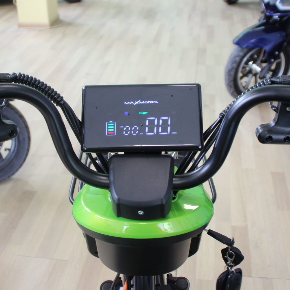 Електрическа триколка MaxMotors Pudding - Двуместна, GREEN 10 Електрическа триколка MaxMotors Pudding - Двуместна, GREEN - Image 10