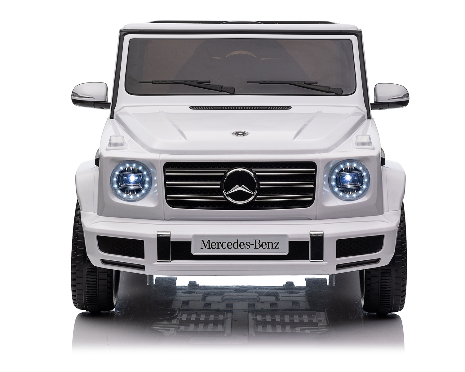 Акумулаторна кола Licensed Mercedes Benz G500 White 2 Акумулаторна кола Licensed Mercedes Benz G500 White - Image 2