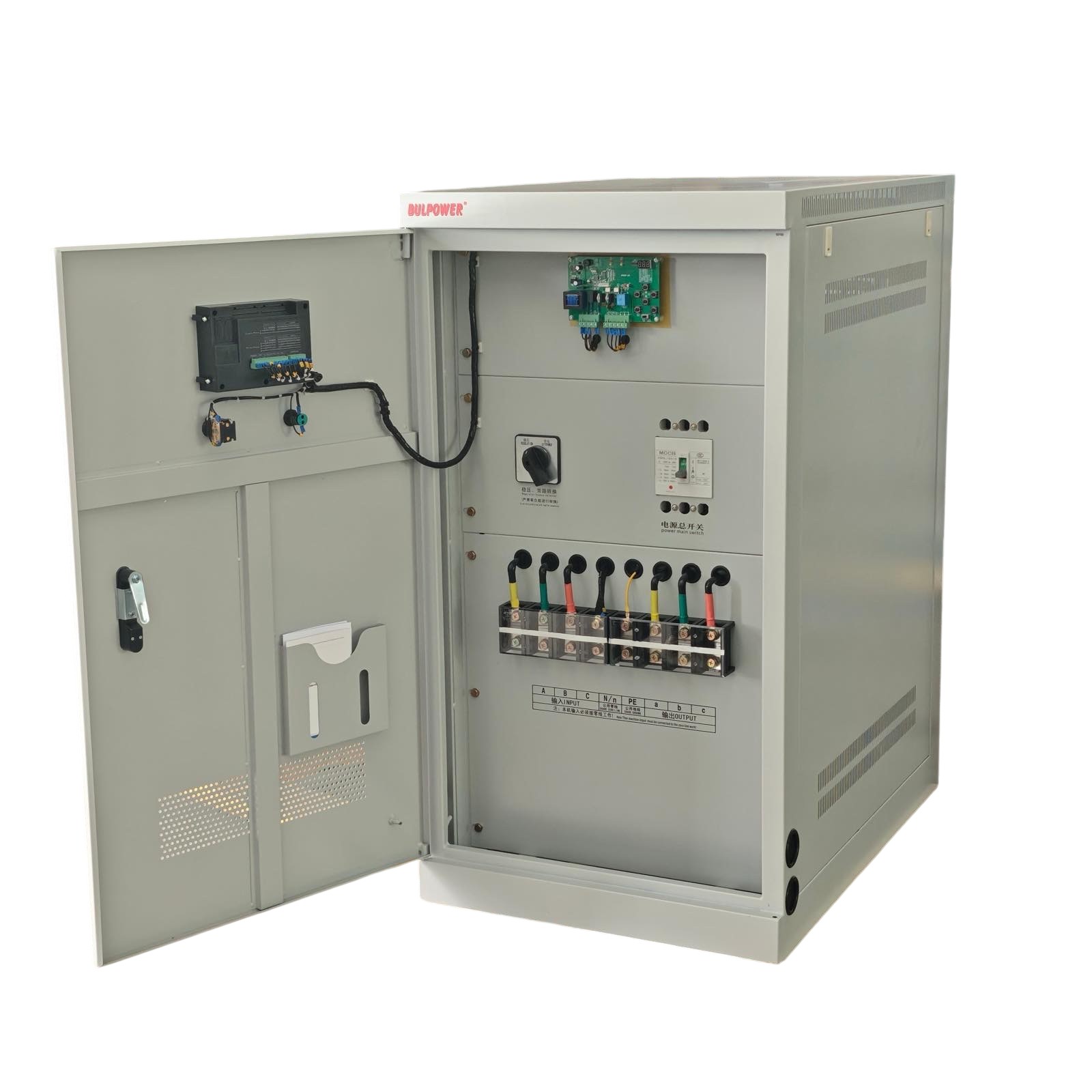 Автоматичен Стабилизатор на ток и напрежение 200 kVA BULPOWER с LED дисплей 3 Автоматичен Стабилизатор на ток и напрежение 200 kVA BULPOWER с LED дисплей - Image 3