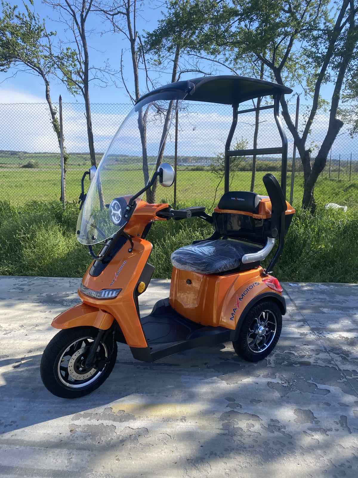 Електрическа триколка MaxMotors FM1 Lux Orange1800W 2 Електрическа триколка MaxMotors FM1 Lux Orange1800W - Image 2