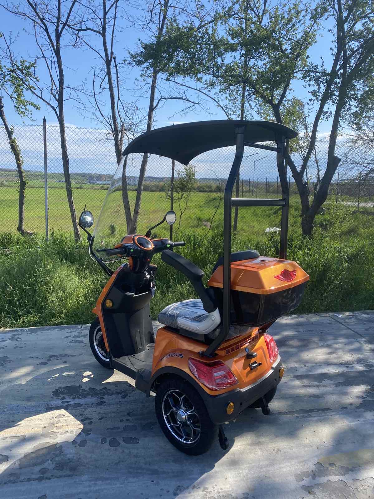 Електрическа триколка MaxMotors FM1 Lux Orange1800W 4 Електрическа триколка MaxMotors FM1 Lux Orange1800W - Image 4