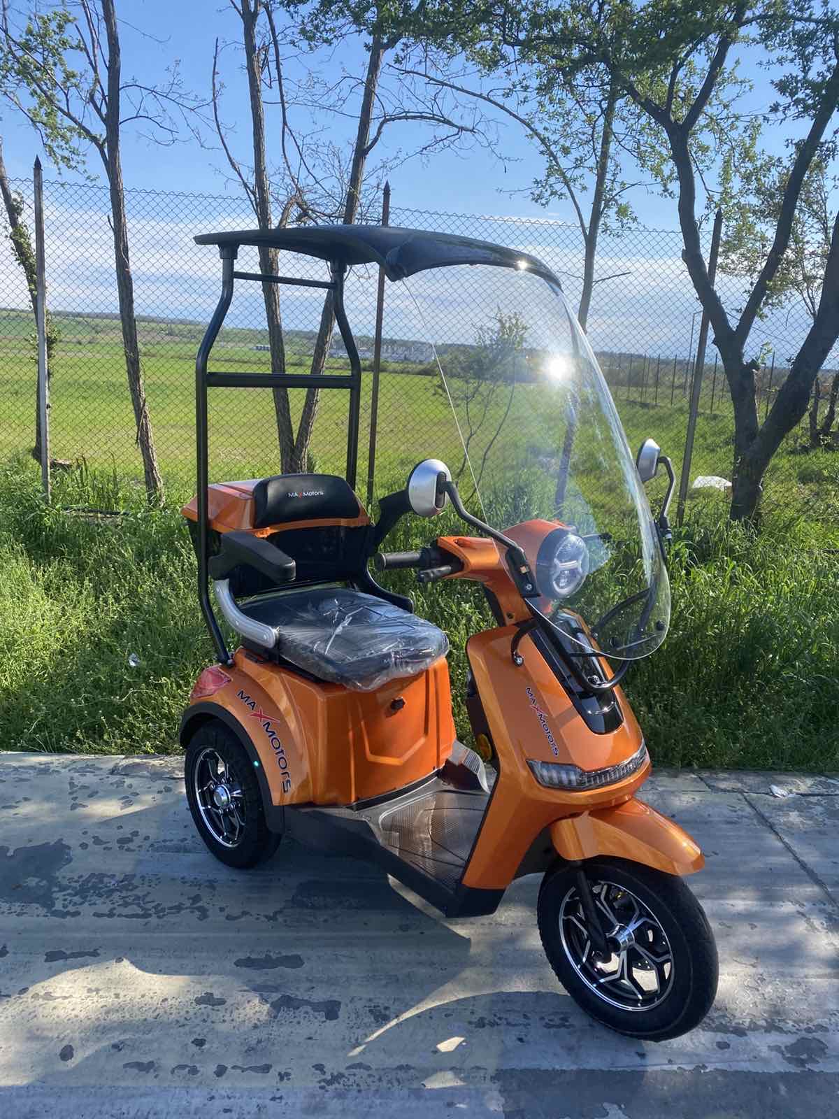 Електрическа триколка MaxMotors FM1 Lux Orange1800W 6 Електрическа триколка MaxMotors FM1 Lux Orange1800W - Image 6