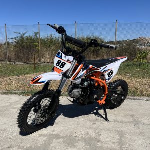 Бензинов кросов мотор MaxMotors 90 кубика, с ел. стартер Orange