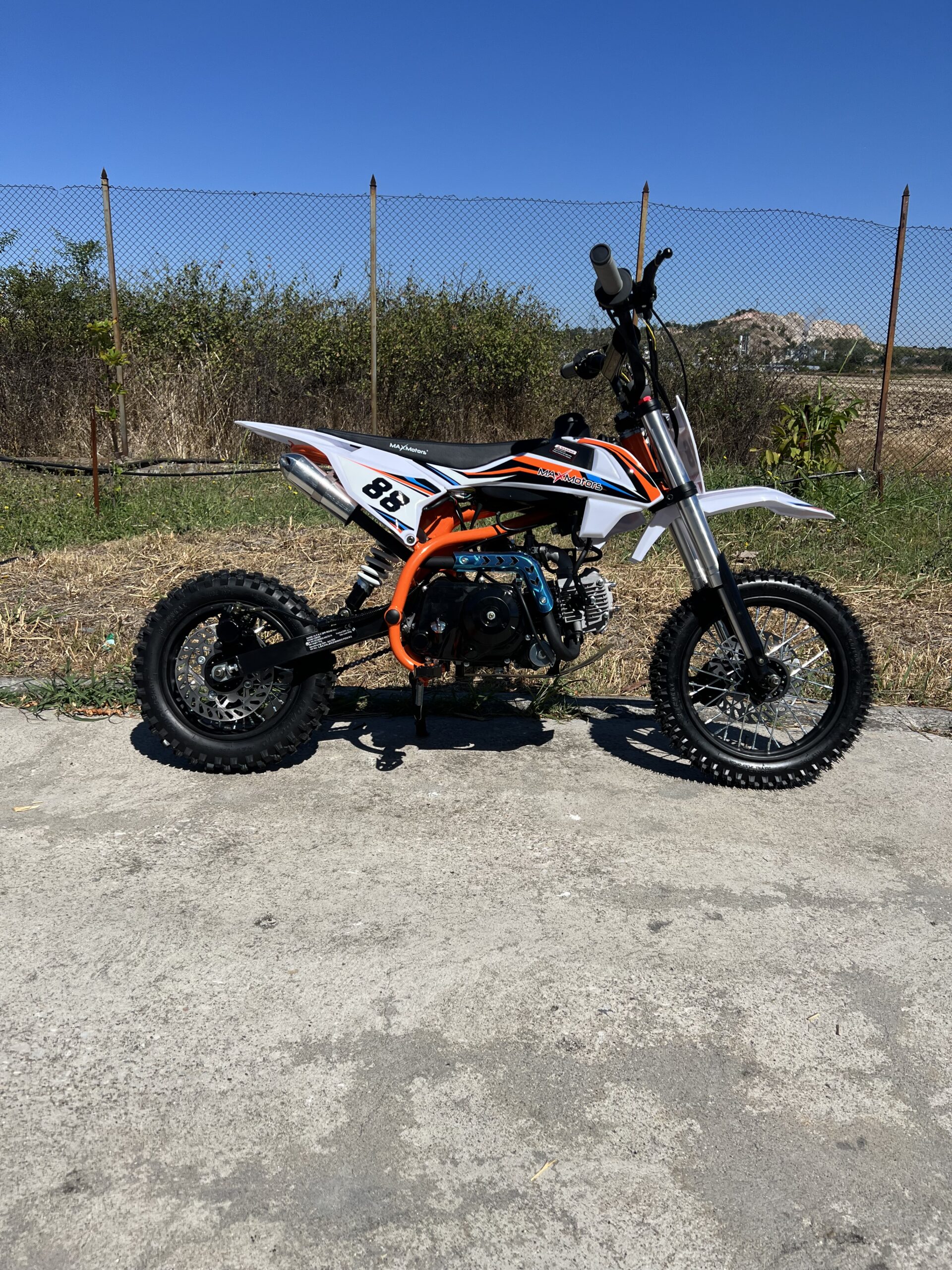 Бензинов кросов мотор MaxMotors 90 кубика, с ел. стартер Orange 4 Бензинов кросов мотор MaxMotors 90 кубика, с ел. стартер Orange - Image 4
